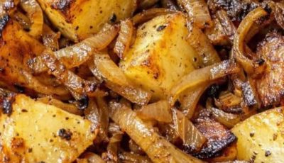 Roasted Potatoes with Caramelized Onions
