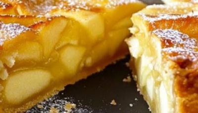 Apple Lemon Sponge Cake