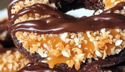 Caramel Coconut Girl Scout Cookies