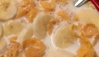 Banana Cornflakes Breakfast Bowl