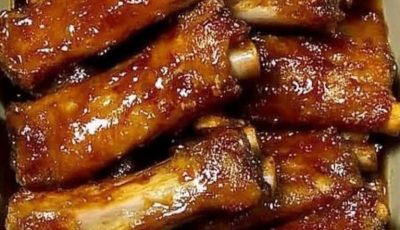 Sticky Honey Garlic Ribs Recipe