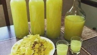 Homemade Lemon Liqueur
