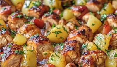 Hawaiian Chicken Sheet Pan