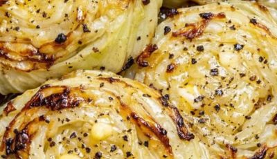 Roasted Cabbage with Butter and Black Pepper: A Simple, Flavorful Delight”
